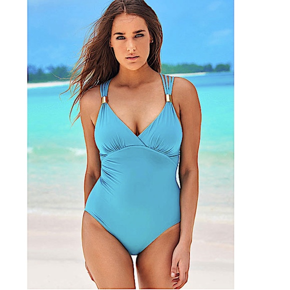 Amoressa by Miraclesuit  Twice Horizon One Piece Swimsuit - Picture 2 of 7